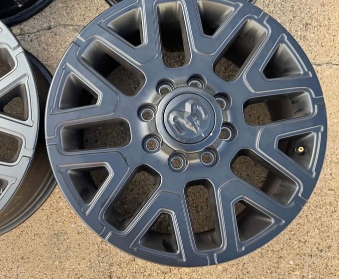DODGE RAM 2500/3500 LIMITED NIGHT EDITION OEM BLACK ALUMINUM 20” WHEELS image 3