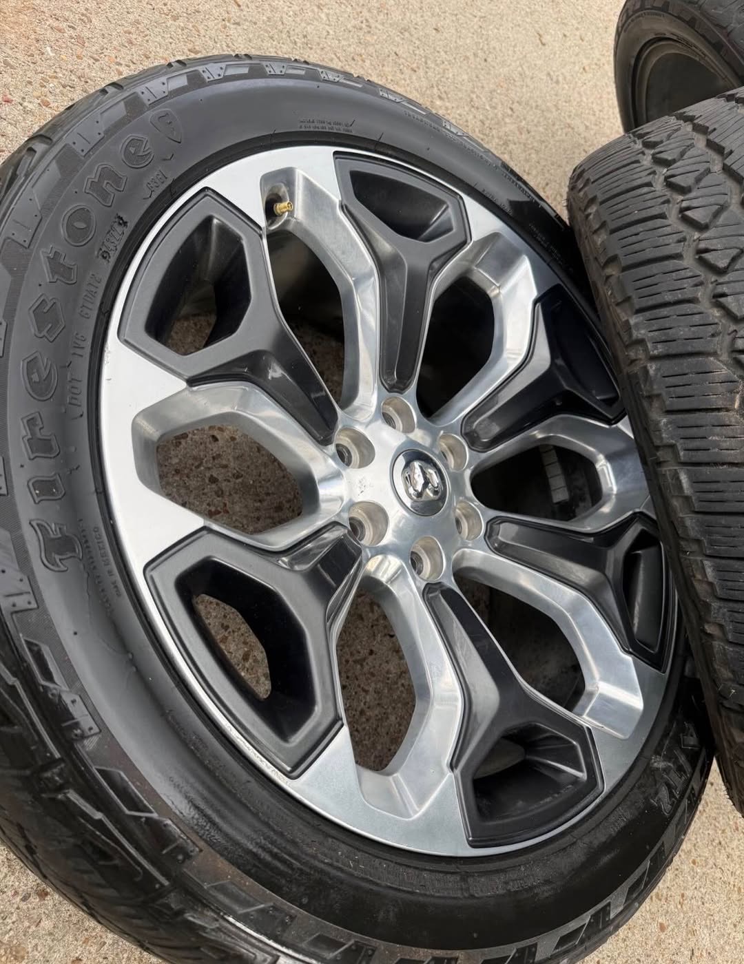 22” RAM 1500 OEM WHEELS AND TIRES (6 LUG) image 4