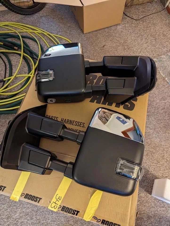 Boost Auto Parts Ford Tow Mirrors – NEW with LED Lights, BLIS & Heat image 3