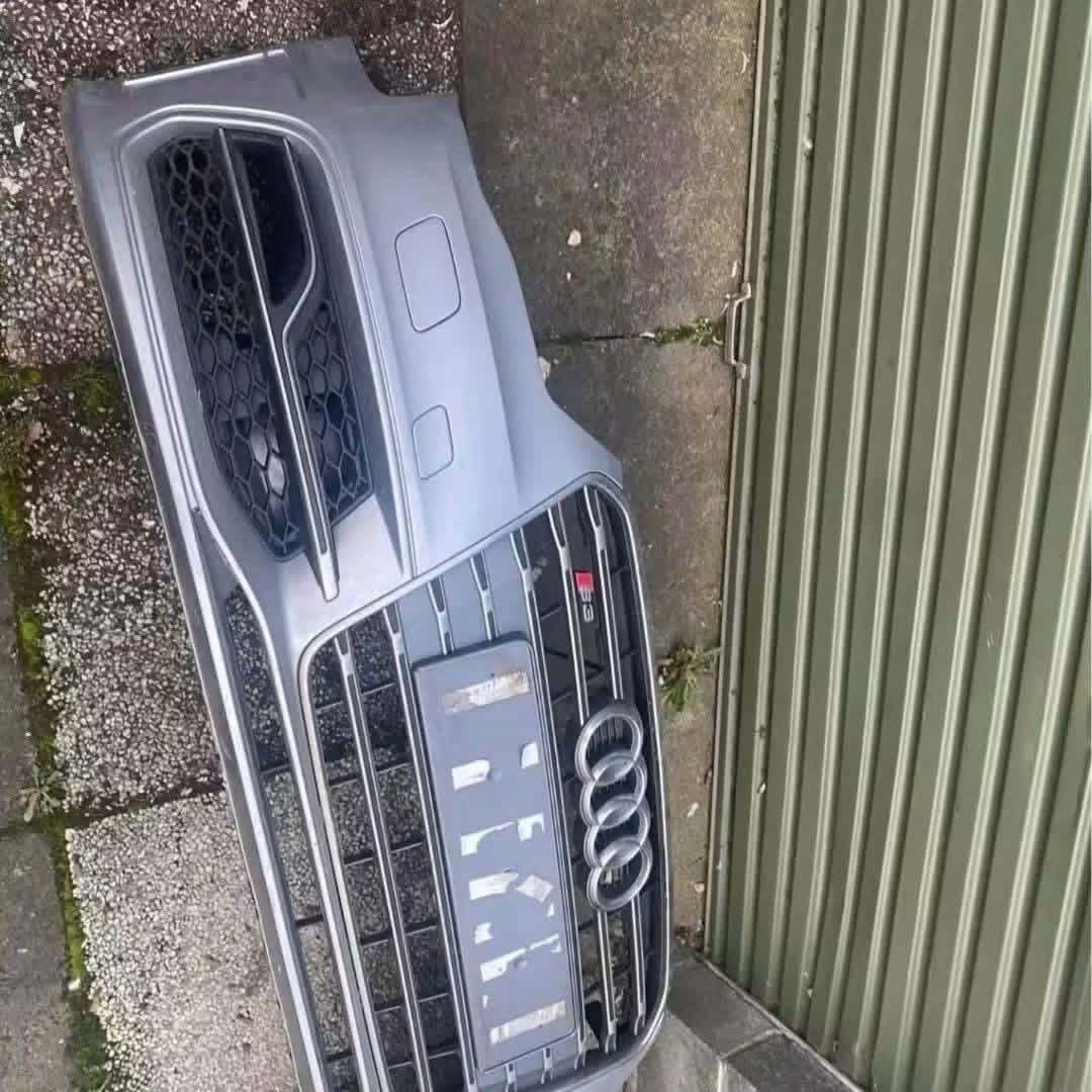 Audi S3 Sportback Complete Front Bumper – Silver OEM Replacement