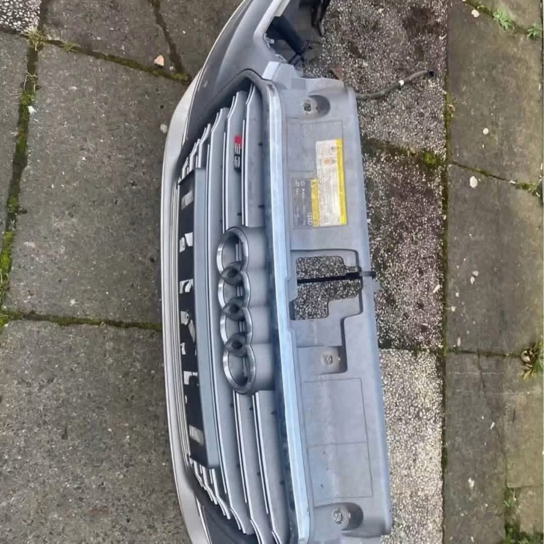 Audi S3 Sportback Complete Front Bumper – Silver OEM Replacement image 3