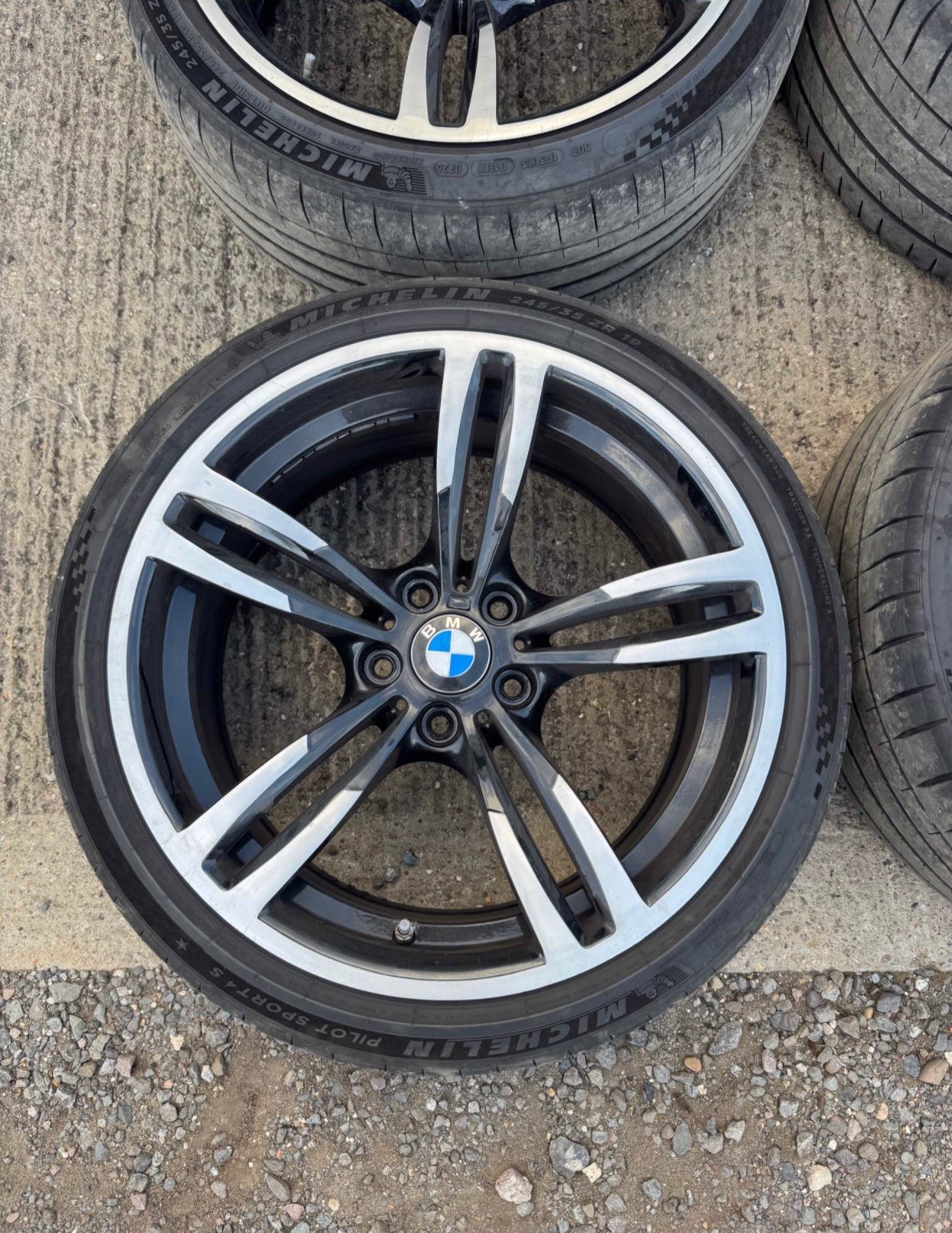 OEM BMW M2 19 Inch Wheels & Michelin Pilot Sport 4S Tires – Complete Staggered Set image 2