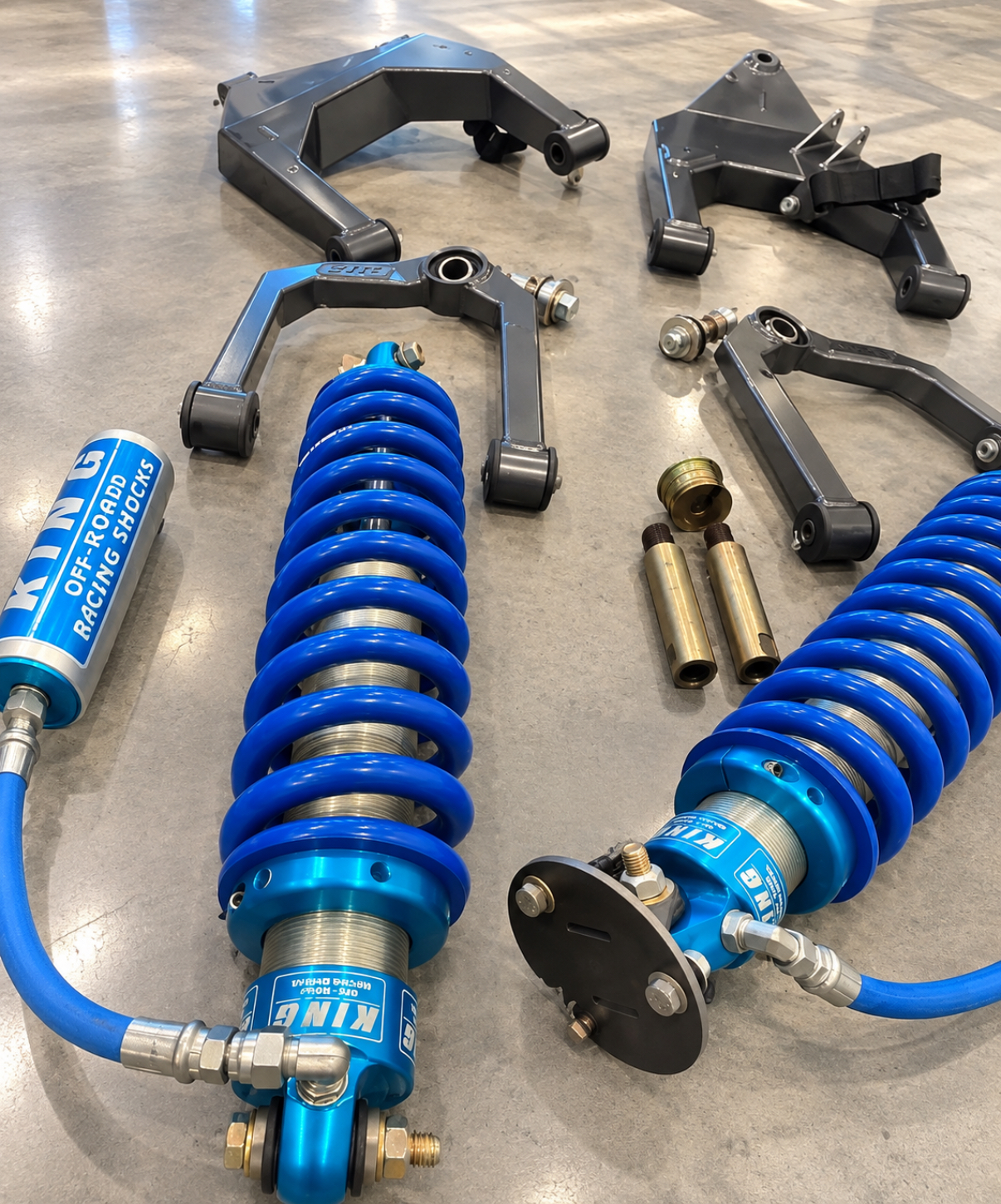 1996-2004 Toyota Tacoma BTF 4.5" Long Travel Suspension Kit with King 2.5x8 Coilovers – 6 Lug image 2