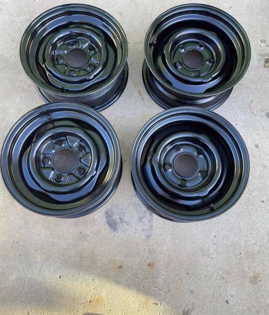 FORD F-100 / F-150 STEEL WHEELS (SET OF 4)