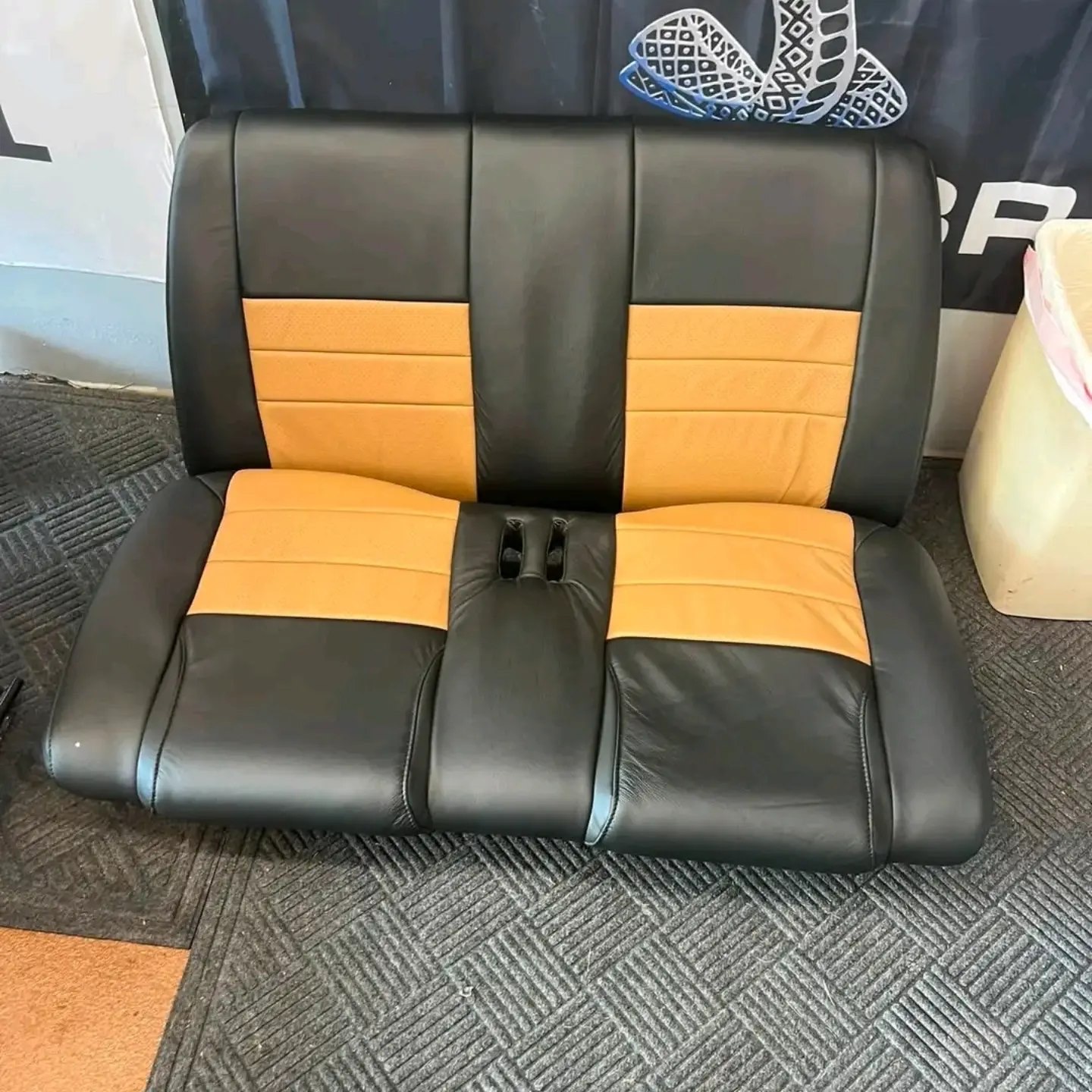 1994-1998 Ford Mustang SN95 Recaro Leather Racing Seats – 1995 Cobra Front Seat Set image 2
